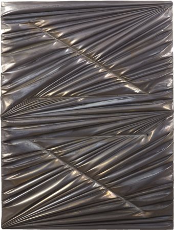 Umberto Mariani 1936 La forma celata, 12/2014 Lamina di piombo modellata 80.5...