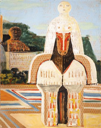 Salvatore Fiume 1915 - 1997 Senza titolo Olio su plastica applicata a caldo...