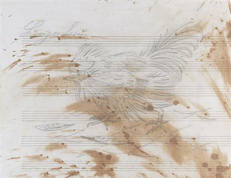 Antonio Ligabue 1899 - 1965 Senza titolo, III Periodo 1952 . 62 Disegno a...