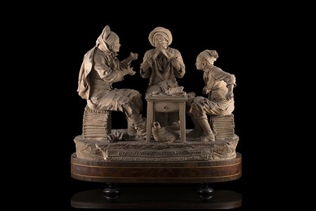 Bottega dei Vaccaro Bongiovanni (Caltagirone, secolo XIX) "Il calzolaio"...