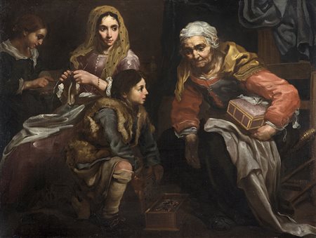 EBERHARD KEILHAU DETTO "MONSÙ BERNARDO" (Elsingor 1624 - Roma 1687) Scena...