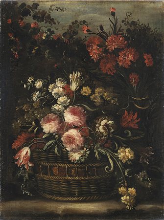 Elisabetta Marchioni (Rovigo, secolo XVII-XVIII 0)Natura morta di fioriOlio...