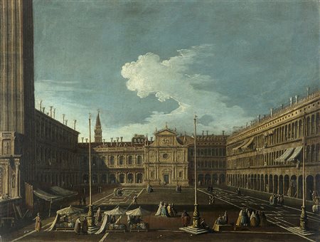 Scuola veneziana del secolo XVIIIVenezia, Piazza San Marco con la chiesa del...