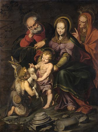 Carlo Antonio Procaccini (Bologna 1571 - Milano 1630)(attr.)Sacra Famiglia...