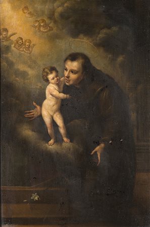 Maestro della fine del secolo XVII - inizi XVIIISant'Antonio e il BambinoOlio...