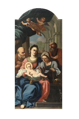 Liborio Pizzella (attivo a Benevento nel secolo XVIII 0)Madonna con Bambino e...