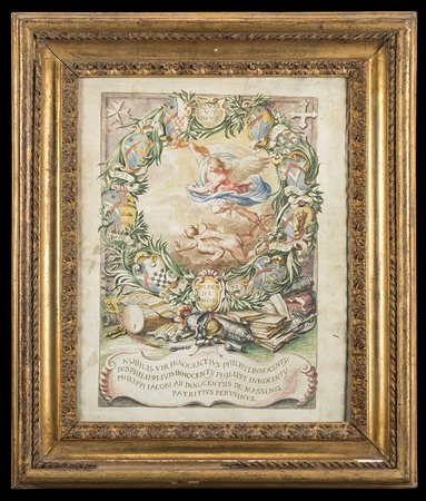 Artista del secolo XVIIIArcangelo Michele che scaccia Satana all'interno di...