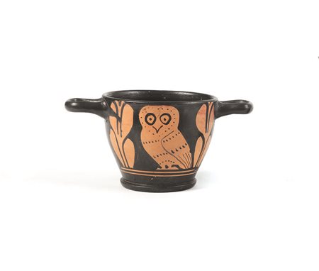 SKYPHOS APULO A FIGURE ROSSE DATAZIONE: IV sec. a.C. MATERIA E TECNICA:...