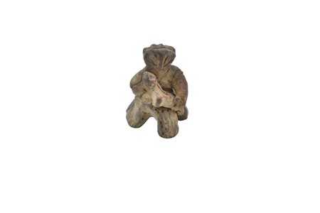 Statuetta di Dea Madre Materia e tecnica: impasto bruno, modellato a mano...