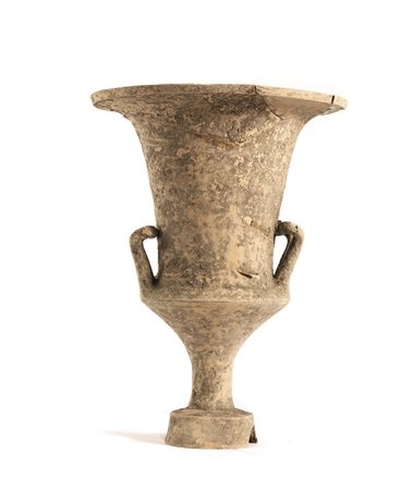 CRATERE A CALICE DATAZIONE: IV-III sec. a. C. MATERIA E TECNICA: argilla...