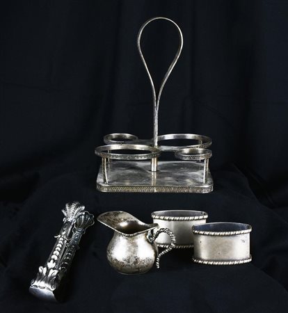 LOTTO COMPOSTO DA VARI OGGETTI IN ARGENTO peso totale gr 566