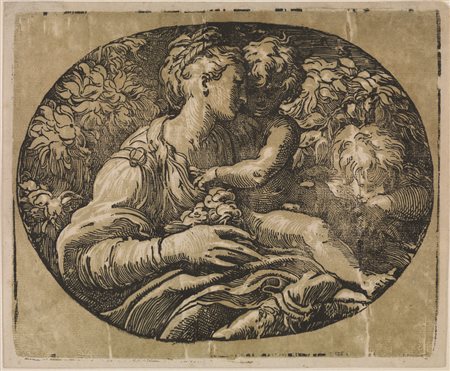 [attibuito a] Antonio Da Trento LA VERGINE CON IL BAMBINO E SAN GIOVANNINO...