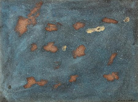 Giulio Turcato MANTOVA 1912 Arcipelago 1967 tecnica mista su tela 60x80...