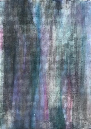 Pino Jelo Reggio Calabria 1948 In breve (sul viola) 2017 Olio su tela 35x25...