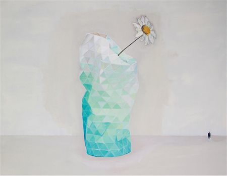 chiara sozzi Milano 1 The Distance: un giorno come tanti 2017 Olio su tela...