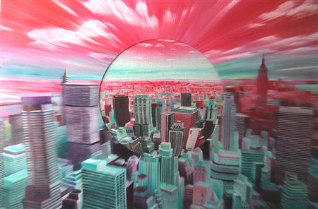 Tommaso Arscone Genova 1980 Senza titolo 2017 Olio su juta e olio su...