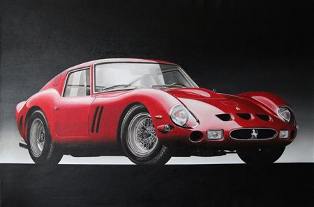 Tommaso Arscone Genova 1980 F.GTO 2017 Olio su juta preparata 100x150...