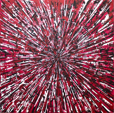 William Raffredi Milano 1986 Senza titolo 2018 Acrilico / spatole metalliche...