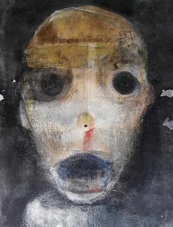 Gianluca Vanoglio Brescia 1975 Archetipo 2019 mista su carta intelata 50x40...