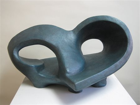 Paolo Camporese Padova 1961 Spin 2018 terracotta policroma 20x43 Certificato...