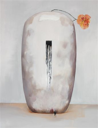 chiara sozzi Milano 1 The Distance: un giorno come tanti 2017 Olio su tela...