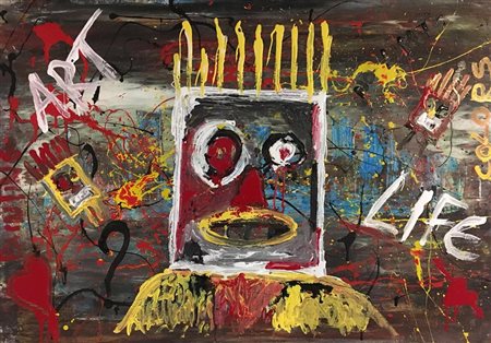 Ivan Todaro Milano 1975 Urban ART 0 Tecnica mista su tela 100x70 Certificato...