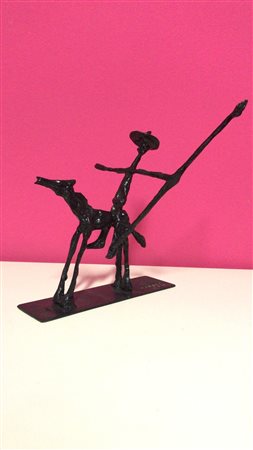 Pantaleo Cretì San Donato di Lecce 1948 Don Chisciotte 2018 Scultura in...