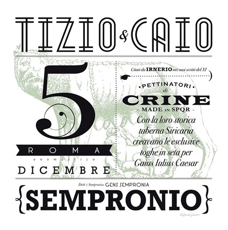 STEFANO EPIS BERGAMO 1967 Tizio Caio e Sempronio 2019 Grafica p.a.in 10...