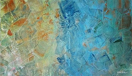 Carla Fabbrini Roma 1960 Estensione 2018 Olio spatolato su tela 60x100...