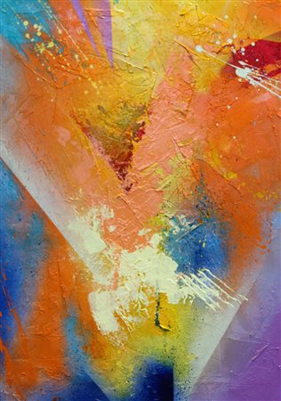 Andrea Teruzzi Desio 1986 Abstract4 0 Tecnica mista su tela 70x50 Certificato...