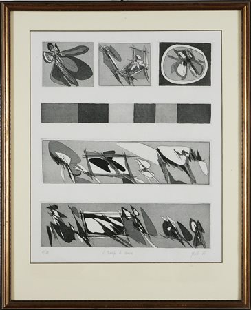 PERILLI ACHILLE (n. 1927) Il trionfo di Venere. 1966 Acquaforte, cm 60x50....