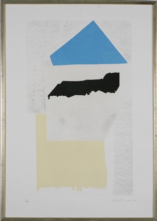 SANTOMASO GIUSEPPE (1907 - 1990) Senza titolo. 1983 Acquaforte, cm 36x57,5....