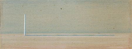 LAZZARO WALTER (1914 - 1989) Invito alla solitudine. 1976 Tecnica mista su...