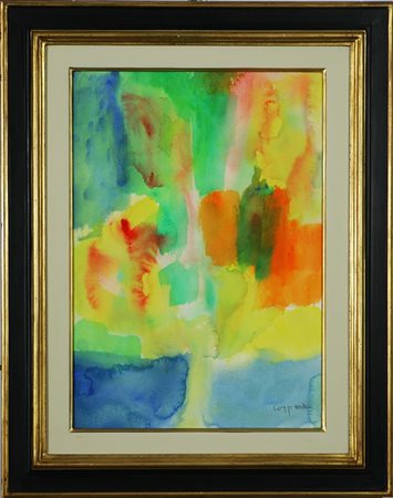 CORPORA ANTONIO (1909 - 2004) Mattina in oriente. 1998 Acquerello su carta,...