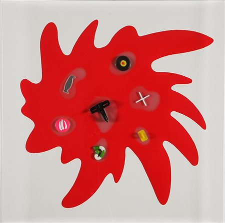 NUCARA RENZO (n. 1955) Bang 10-37. 2011 legno, carta, colore serigrafico,...