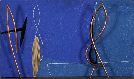 CASCELLA TOMMASO (n. 1951) La follia dei fiumi. 2006 Tecnica mista su legno e...