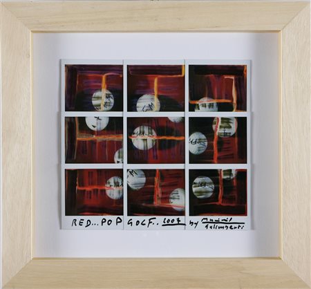 GALIMBERTI MAURIZIO (n. 1956) Red... Pop golf... 2007 Mosaico di polaroid, cm...