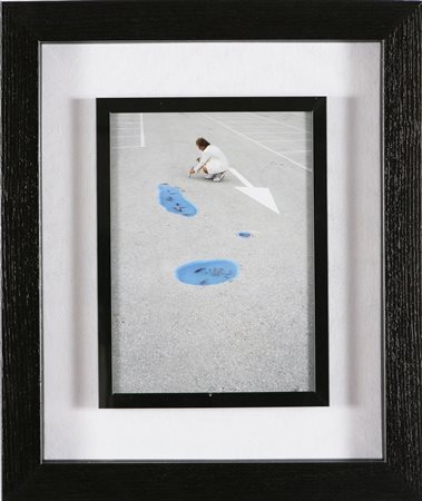 GLIGOROV ROBERT (n. 1960) "3 pools" on the Road. 1998 C-print, cm 23x31. Al...