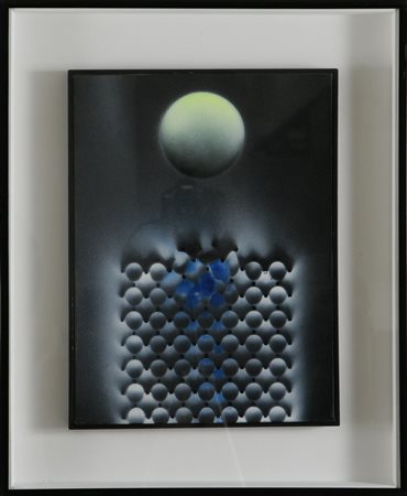 COSTALONGA FRANCO (n. 1933) Tela destrutturata. Acrilico su tela, cm 30x40....