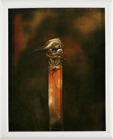 ORELLANA GASTON (n. 1933) Senza titolo. Olio su tela, cm 40x50. Firma in...