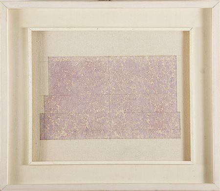 ARICO' RODOLFO (1930 - 2002) Topos III. 1974 tecnica mista su tela, cm 50x40....