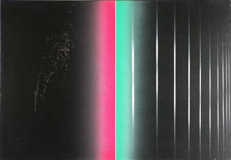 FINZI ENNIO (n. 1931) Luce-Controluce. 2006 Tecnica mista su tela, cm...