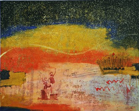 GIOVAGNOLI LUCA (n. 1963) Dolce Richiamo. 2007 Tecnica mista su tela, cm...