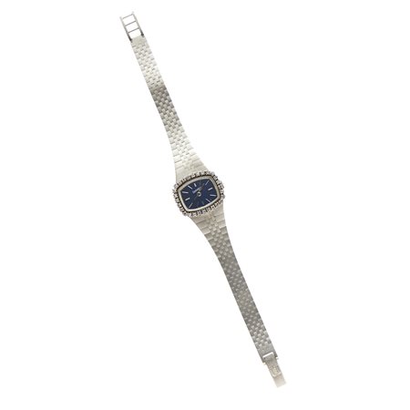 Eberhard & Co Orologio da donna in oro bianco 18kt, cassa carrè galbè,...