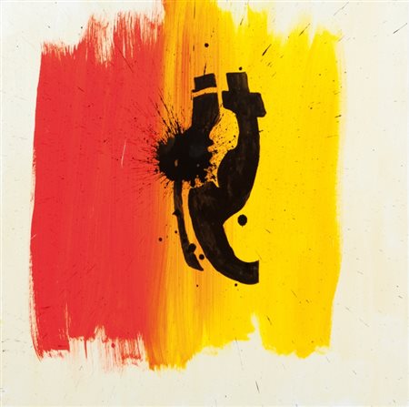 UGO CARREGA (1935-2014) Come se fosse un verme 2010acrilico su tela cm...