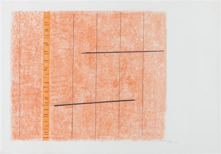 BICE LAZZARI (1900-1981) Composizione 1972tempera e matita su carta cm...