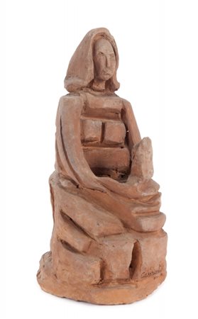 CAMINATI AURELIO (1924-2012) Senza titoloterracotta h cm 25firmata in basso...