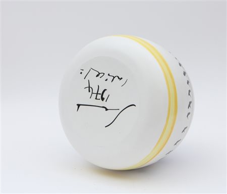 EMILIO SCANAVINO (1922-1986) Senza titolo 1974ceramica h cm 26x26firmato e...