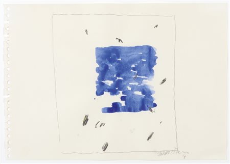 MARCO GASTINI (1938-) Senza titolo 2014tecnica mista su carta cm 29...