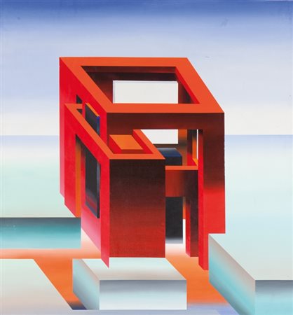 MARCELLO JORI (1951-) La pecora nera e la mosca biancaacrilico su tavola cm...